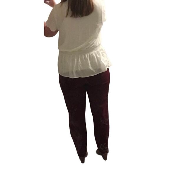 Sweet Salt XL White Business Casual Blosue - Picture 4 of 4